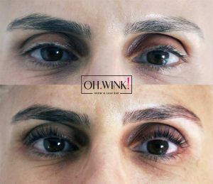 Christiana Front Lash Lift Limassol Cyprus Before and After