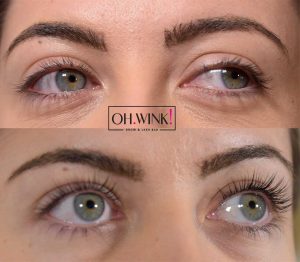 Lilia Side Lash Lift Limassol Cyprus Before and After
