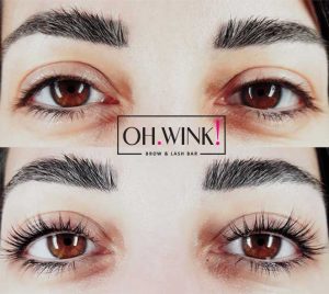 Lash Lifting Cyprus before after photo transformation